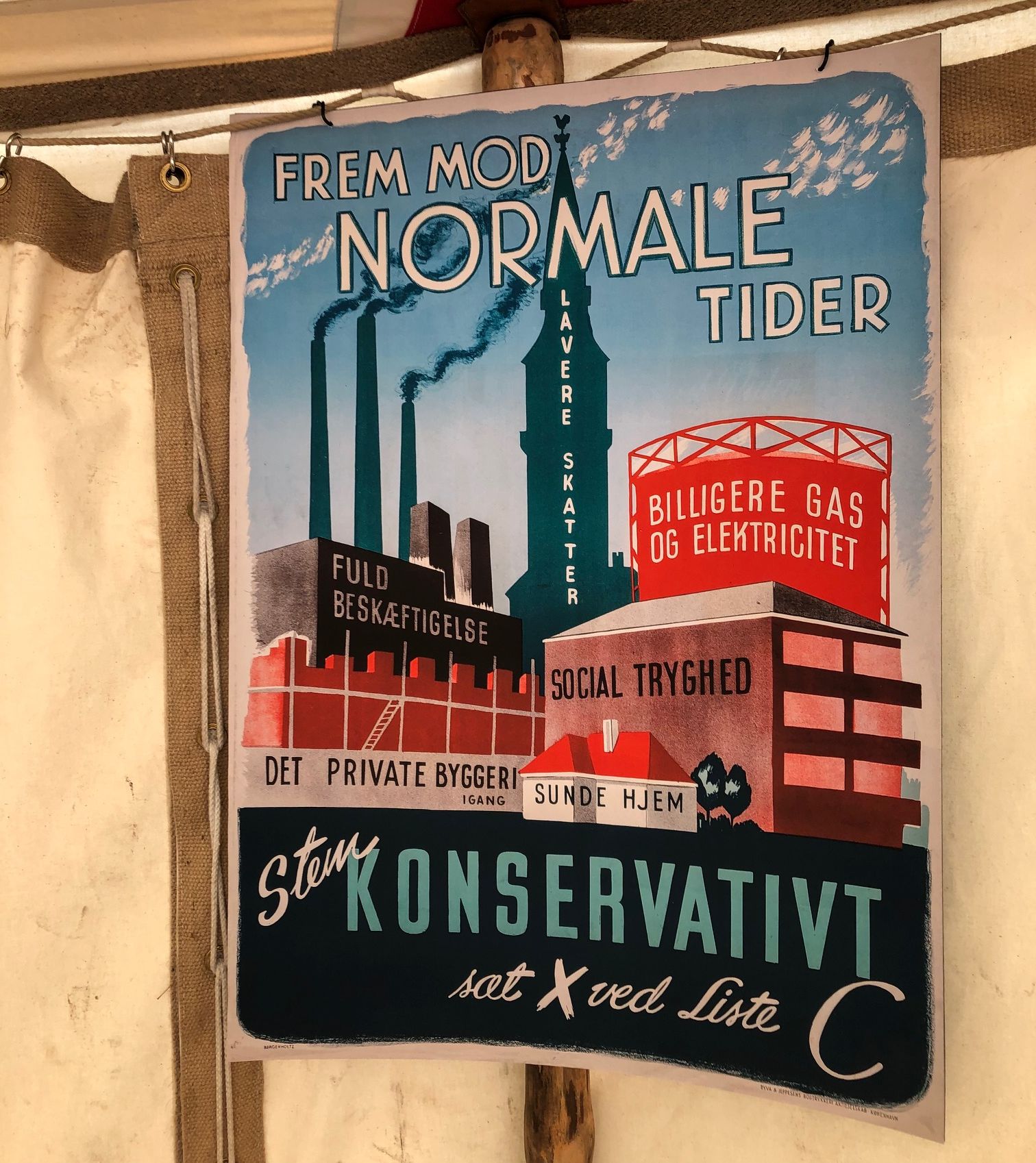 valgplakat Den Gamle By juni 2019